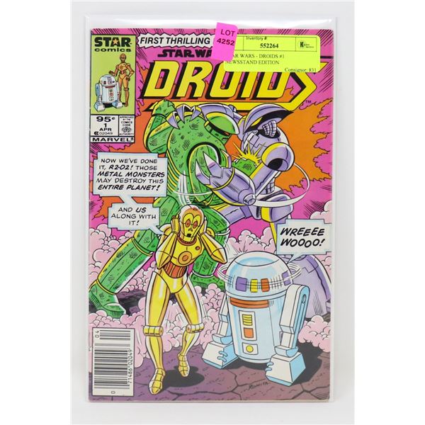 STAR WARS - DROIDS #1 NEWSSTAND EDITION