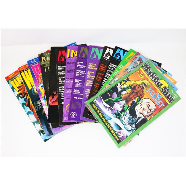 VARIOUS COMIC BOOK PREVIEW MAGAZINES