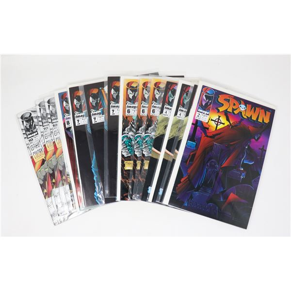 VARIOUS EARLY SPAWN COMICS
