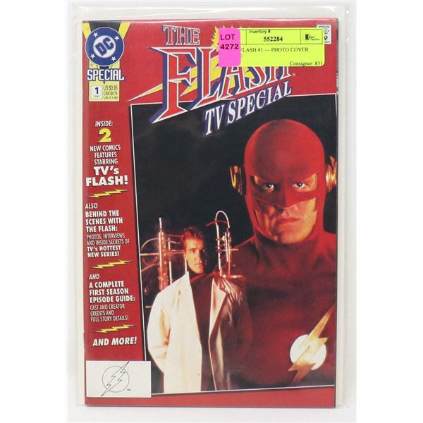 THE FLASH #1 --- PHOTO COVER ISSUE