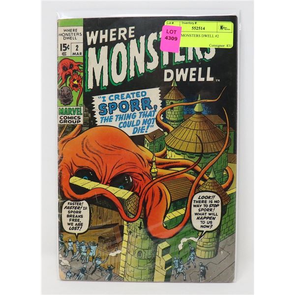 WHERE MONSTERS DWELL #2
