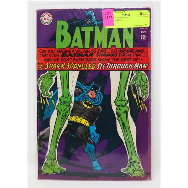 BATMAN #195