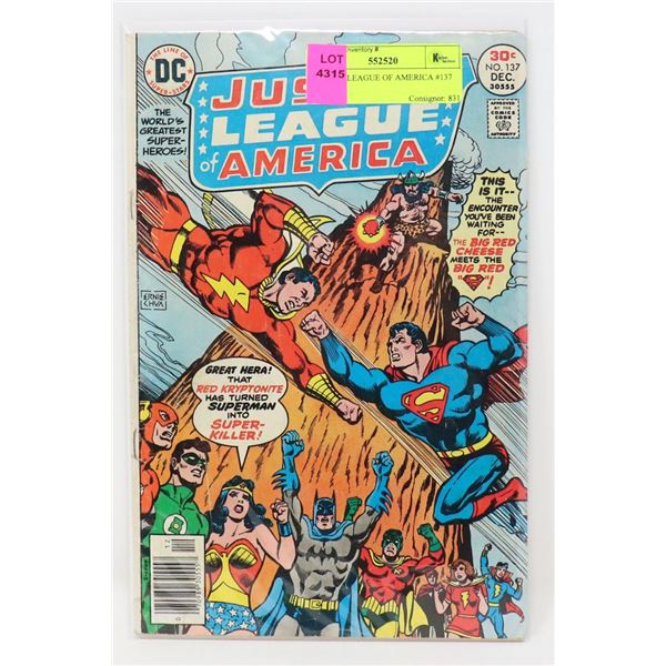 JUSTICE LEAGUE OF AMERICA #137