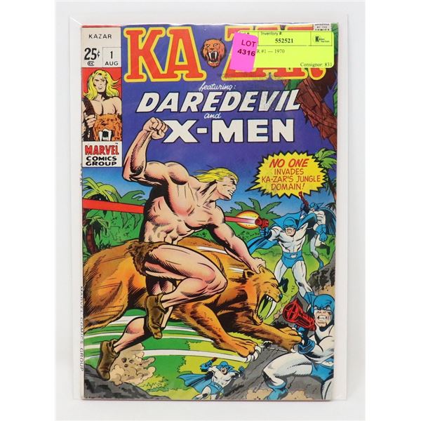 KA-ZAR #1 --- 1970