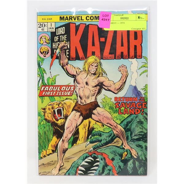 KA-ZAR #1 --- 1974