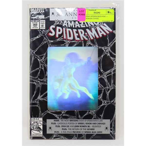 AMAZING SPIDER-MAN #365 --- HOLOGRAM COVER