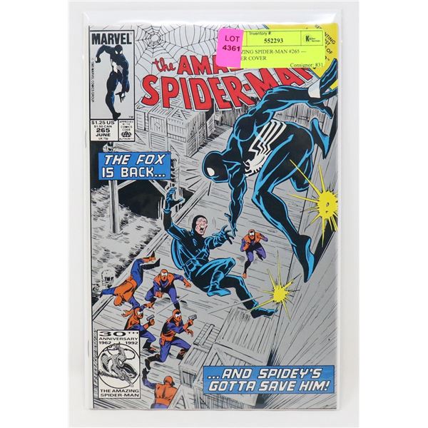AMAZING SPIDER-MAN #265 --- SILVER COVER
