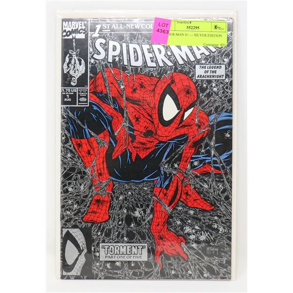SPIDER-MAN #1 --- SILVER EDITION