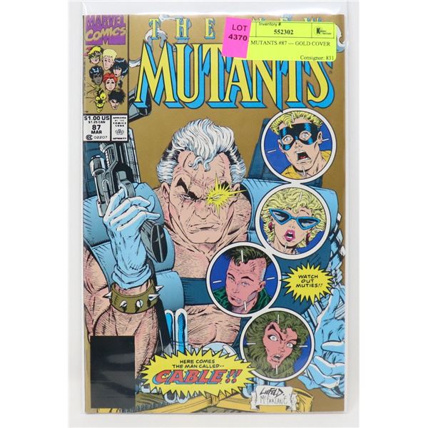 NEW MUTANTS #87 --- GOLD COVER