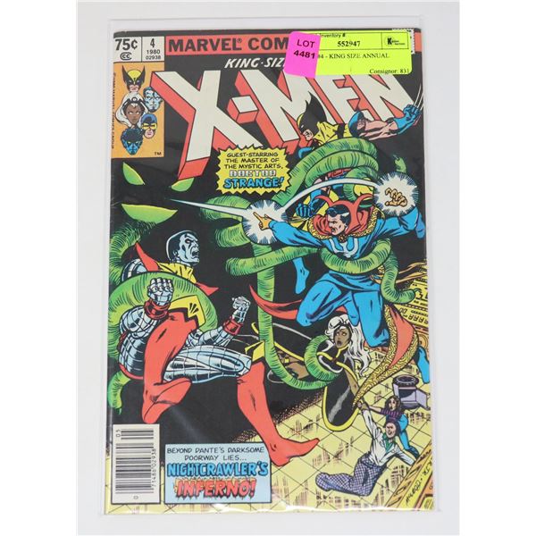 X-MEN #4 - KING SIZE ANNUAL