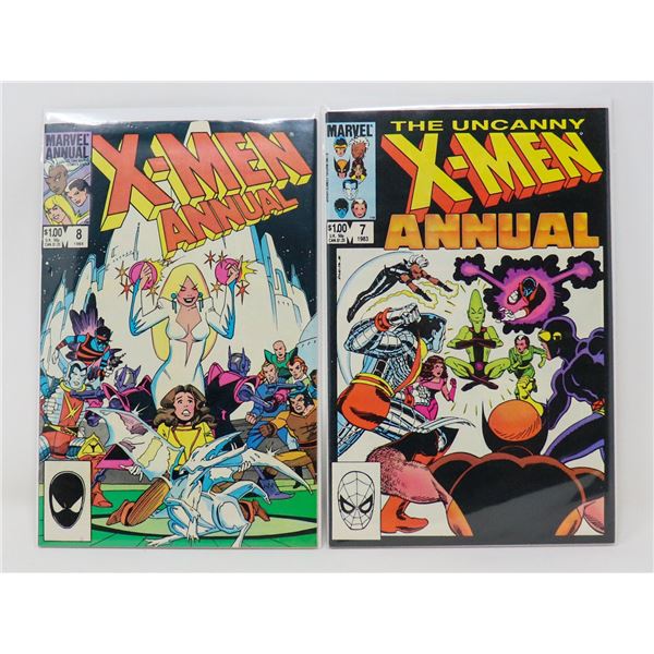 X-MEN #7 AND #8 - ANNUALS