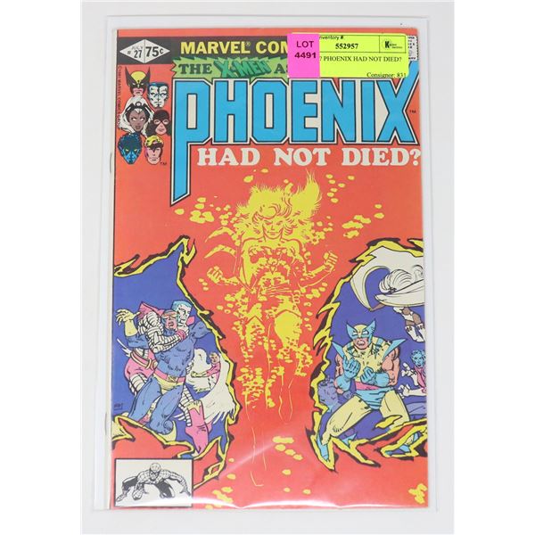 WHAT IF? PHOENIX HAD NOT DIED? #27