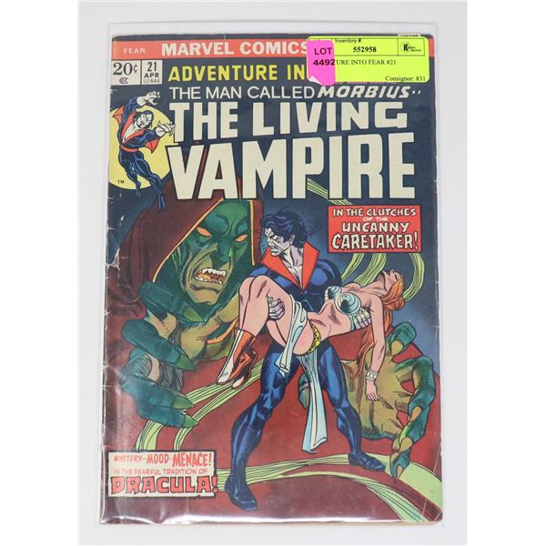 ADVENTURE INTO FEAR #21