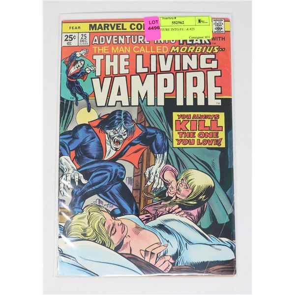 ADVENTURE INTO FEAR #25