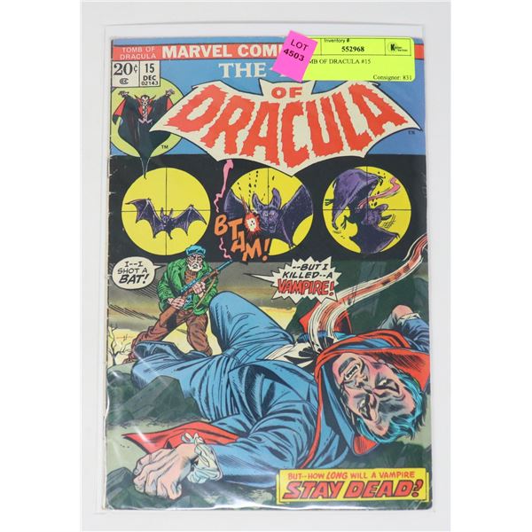 TOMB OF DRACULA #15