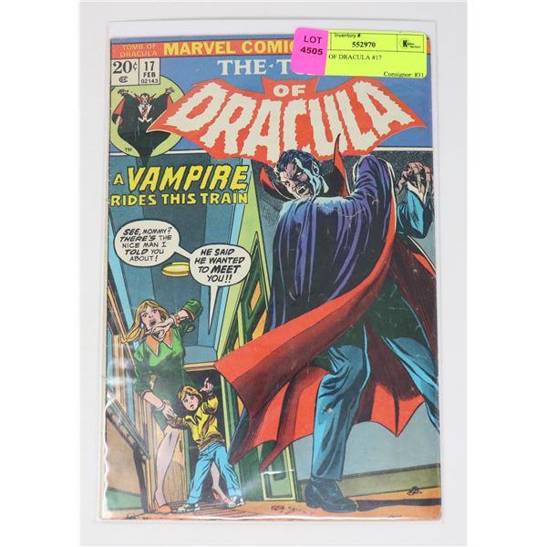 TOMB OF DRACULA #17