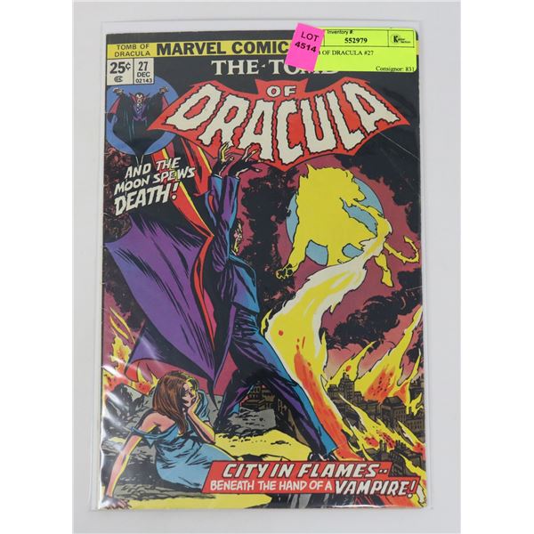 TOMB OF DRACULA #27