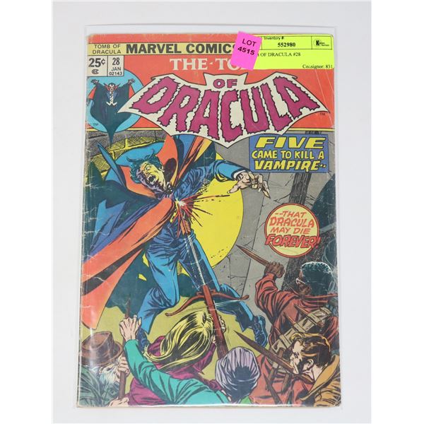 TOMB OF DRACULA #28