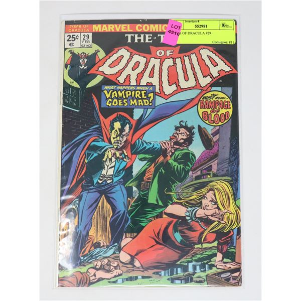 TOMB OF DRACULA #29