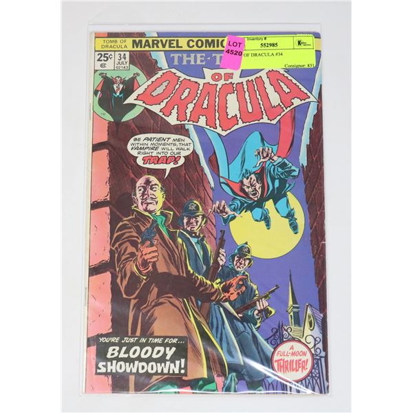 TOMB OF DRACULA #34
