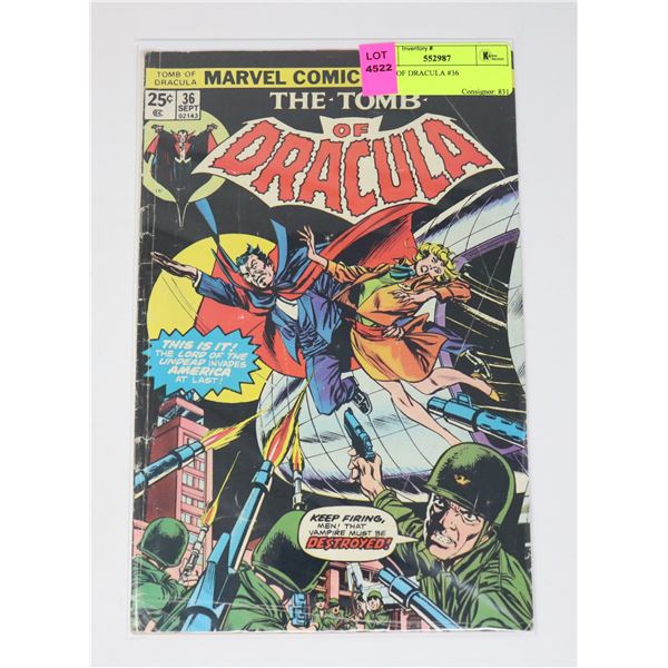 TOMB OF DRACULA #36
