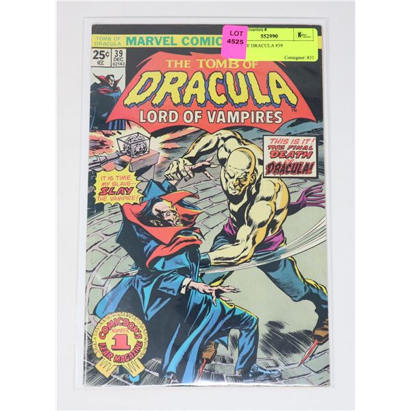 TOMB OF DRACULA #39