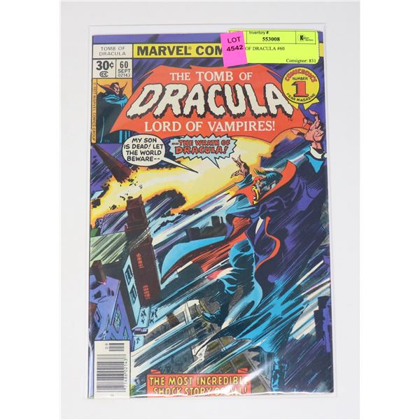 TOMB OF DRACULA #60