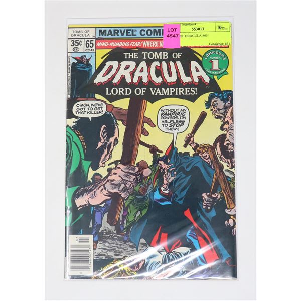 TOMB OF DRACULA #65