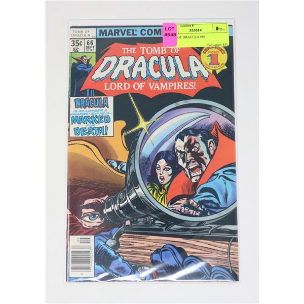 TOMB OF DRACULA #66