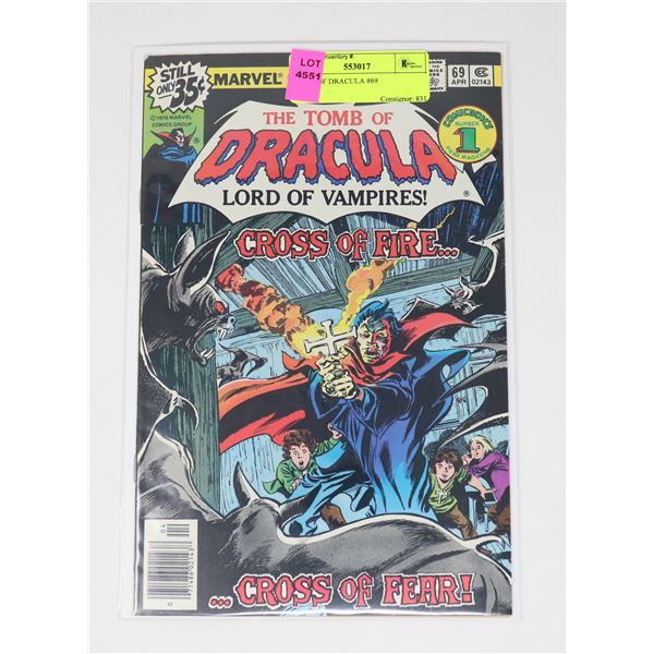 TOMB OF DRACULA #69
