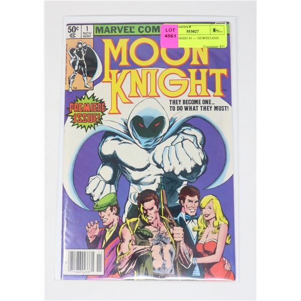 MOON KNIGHT #1 --- NEWSSTAND EDITION