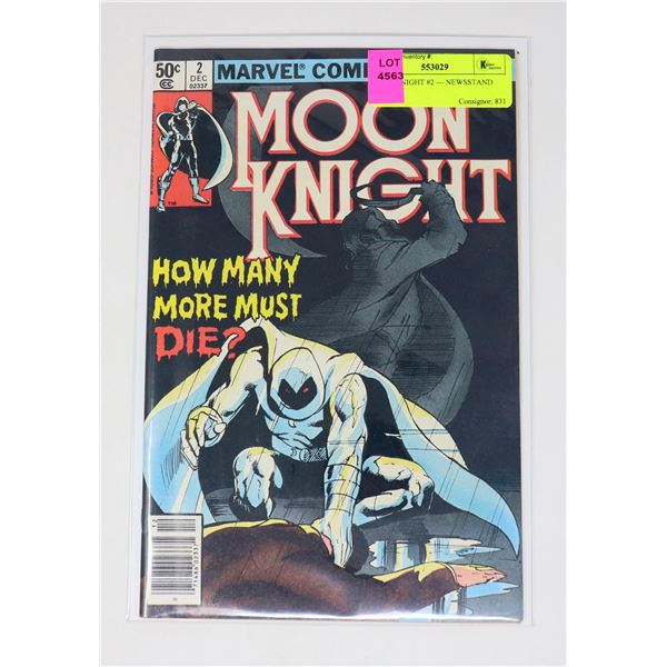 MOON KNIGHT #2 --- NEWSSTAND EDITION