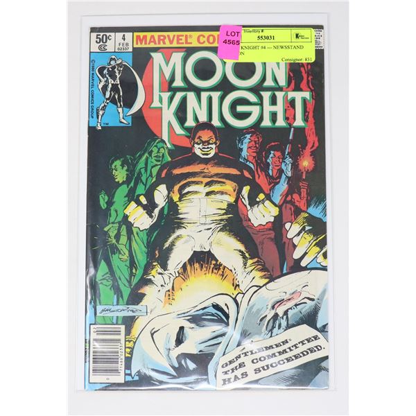 MOON KNIGHT #4 --- NEWSSTAND EDITION