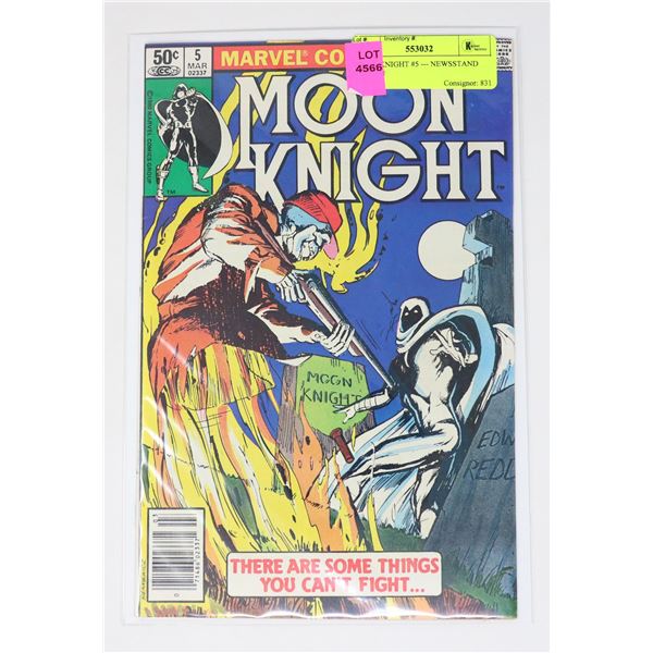 MOON KNIGHT #5 --- NEWSSTAND EDITION