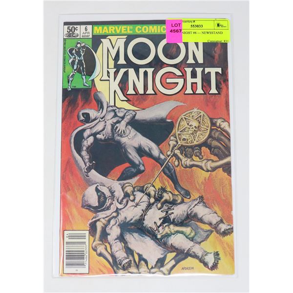 MOON KNIGHT #6 --- NEWSSTAND EDITION