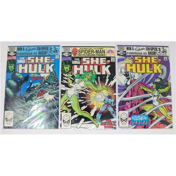 SAVAGE SHE-HULK --- 3 ISSUES