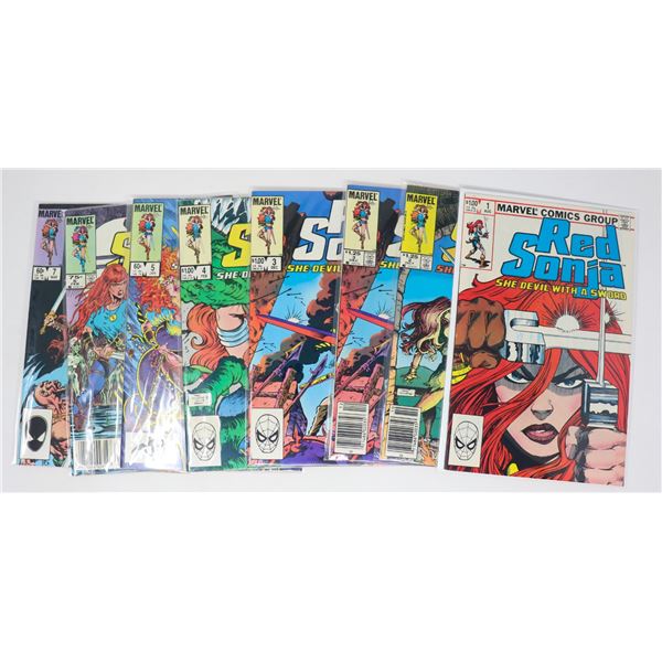 RED SONJA COMICS --- 8 ISSUES INCL PRICE VARIANTS