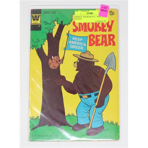 SMOKEY THE BEAR #10 --- WHITMAN EDITION