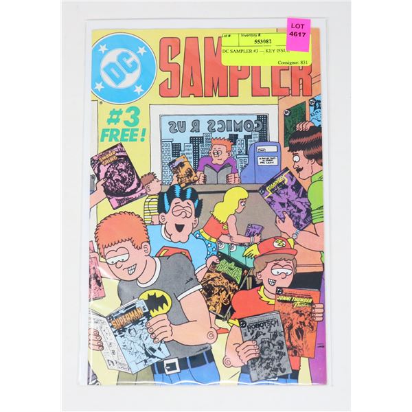 DC SAMPLER #3 --- KEY ISSUE