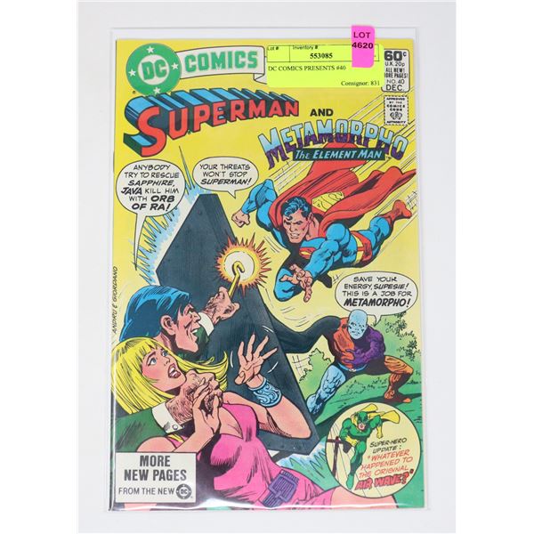 DC COMICS PRESENTS #40