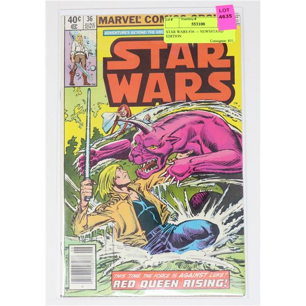 STAR WARS #36 --- NEWSSTAND EDITION
