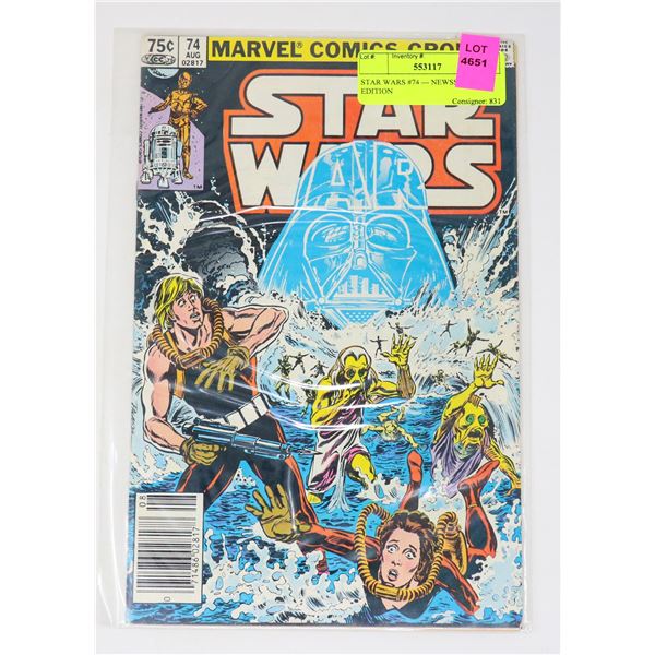 STAR WARS #74 --- NEWSSTAND EDITION