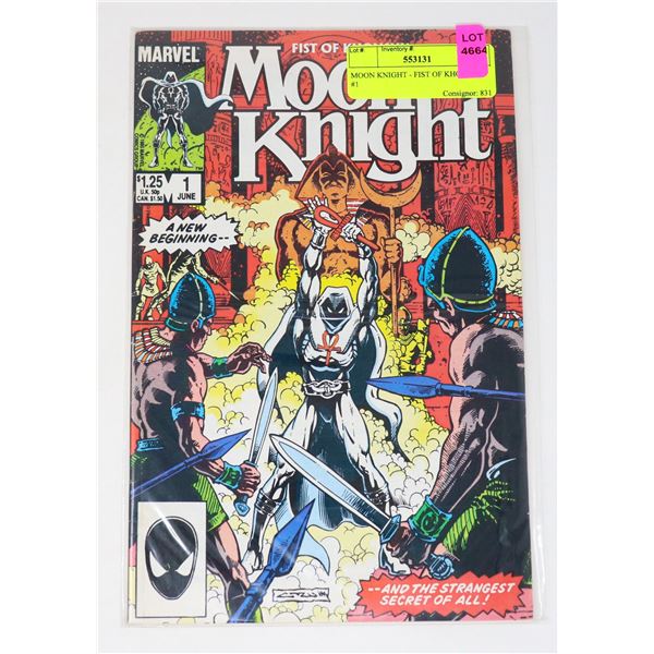 MOON KNIGHT - FIST OF KHONSHU #1