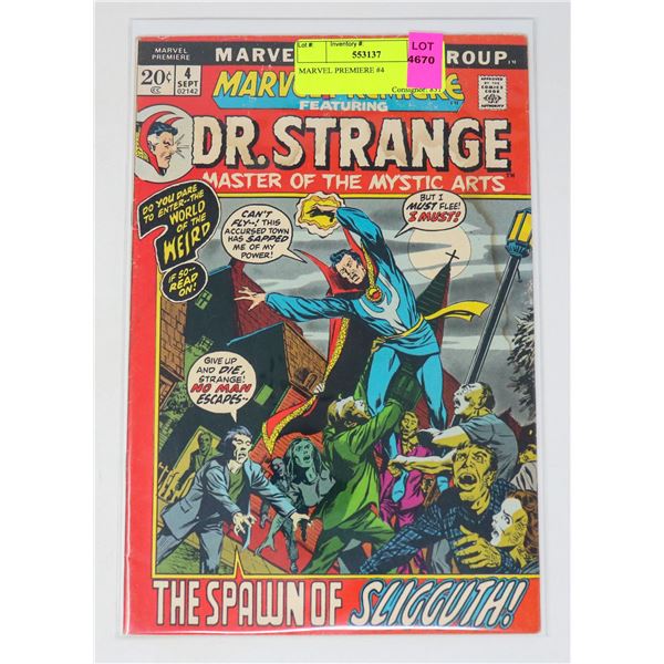 MARVEL PREMIERE #4