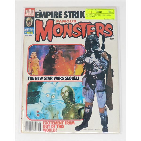 FAMOUS MONSTERS #166 --- BOBA FETT COVER