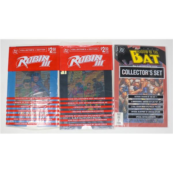 ROBIN AND BATMAN COLLECTOR'S SETS
