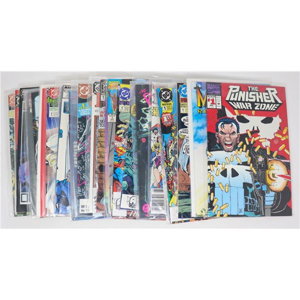 25 FIRST EDITION / #1 COMICS