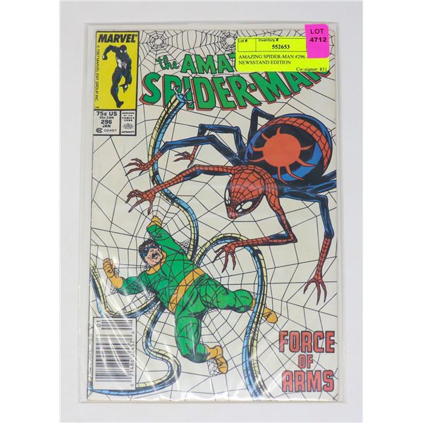 AMAZING SPIDER-MAN #296 --- NEWSSTAND EDITION