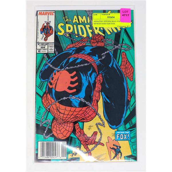 AMAZING SPIDER-MAN #304 --- NEWSSTAND EDITION