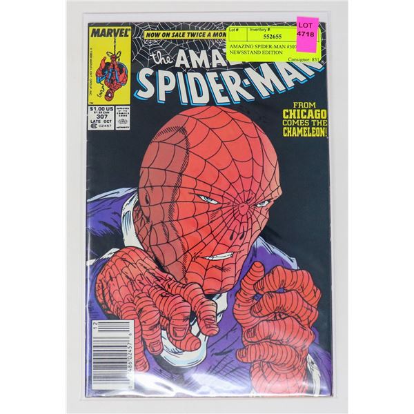 AMAZING SPIDER-MAN #307 --- NEWSSTAND EDITION